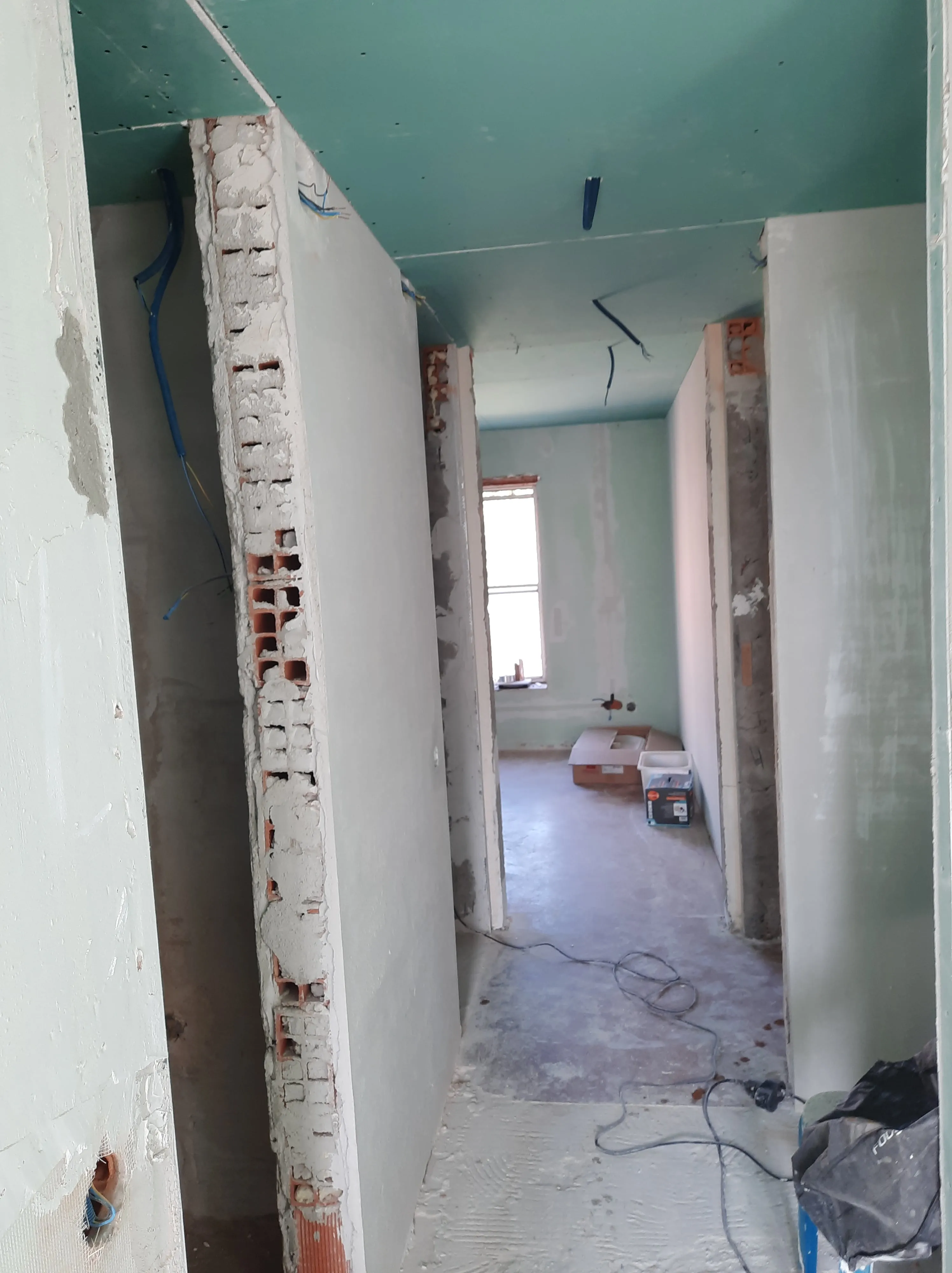 Installation and painting of doors