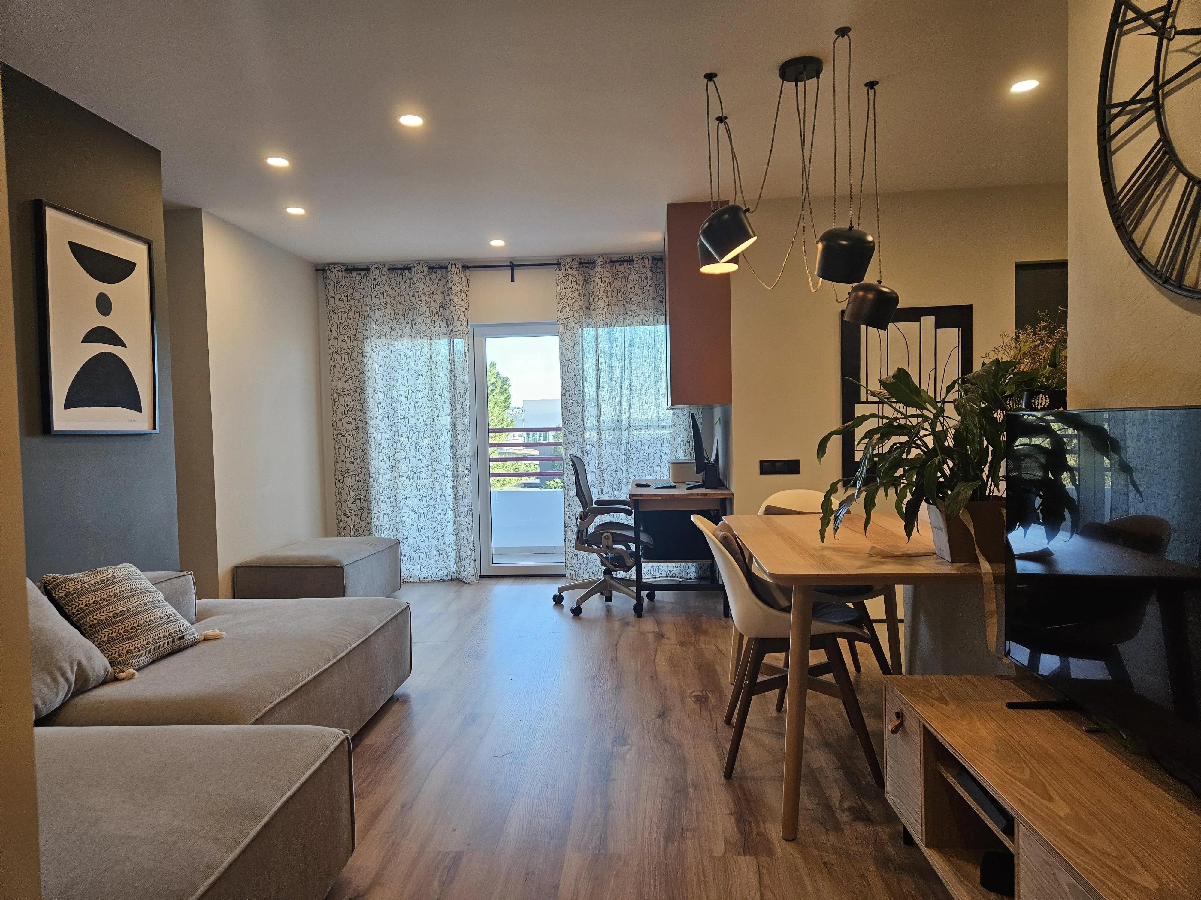 Apartment renovation in winter Portugal